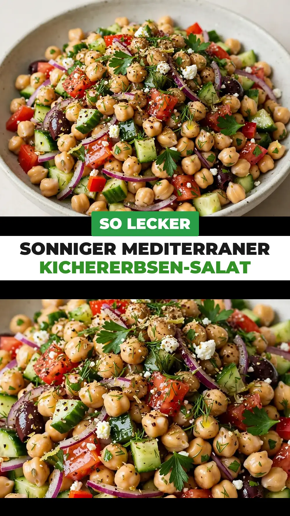 Save mediterraner kichererbsen salat to Pinterest