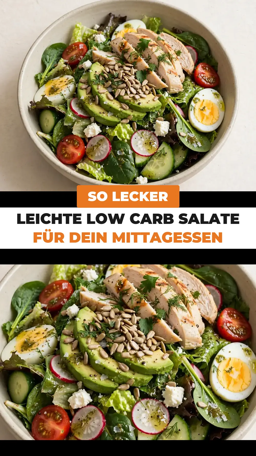 Save low carb salat mittagessen to Pinterest