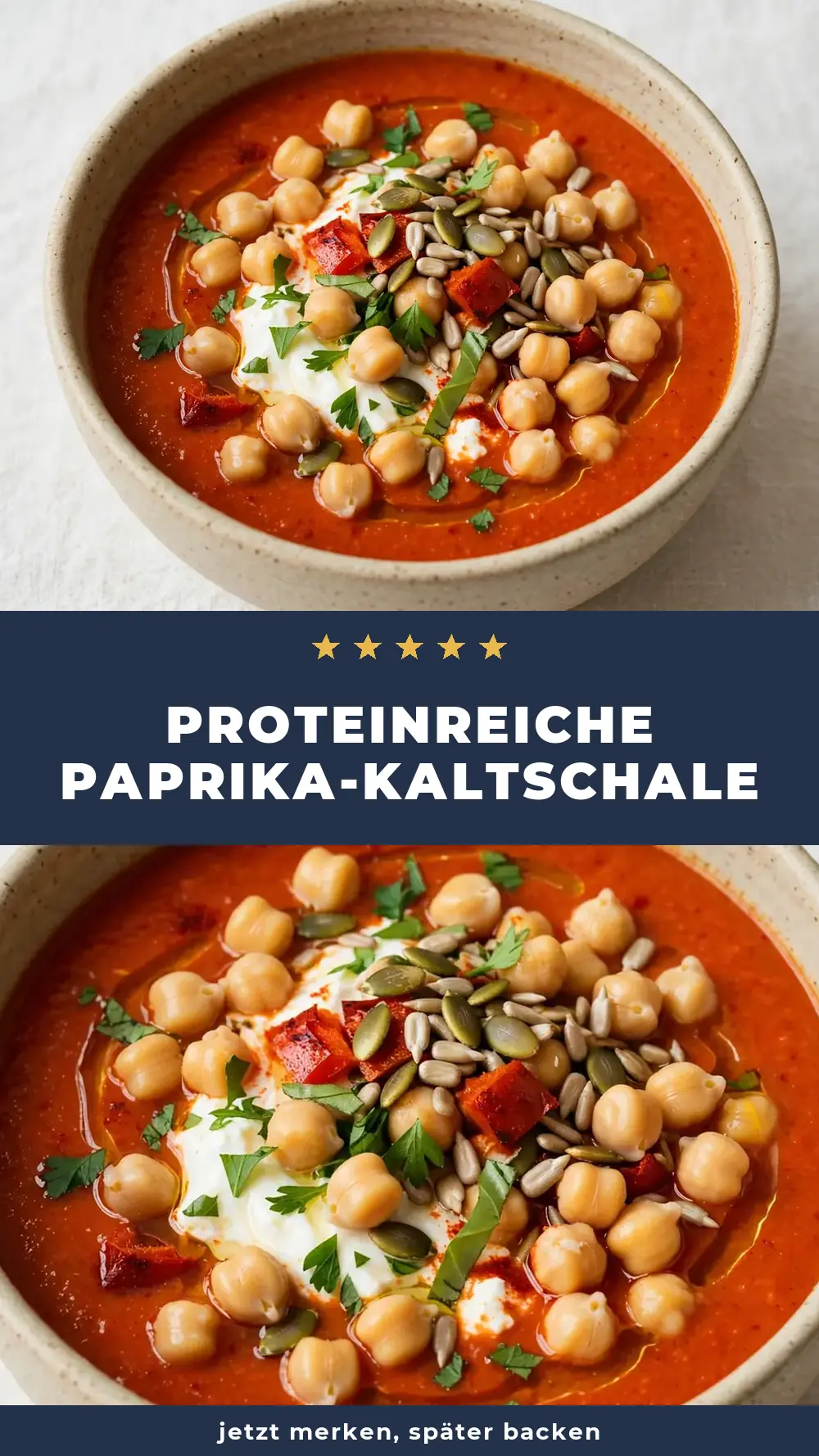 Save proteinreiche paprika suppe kalt to Pinterest