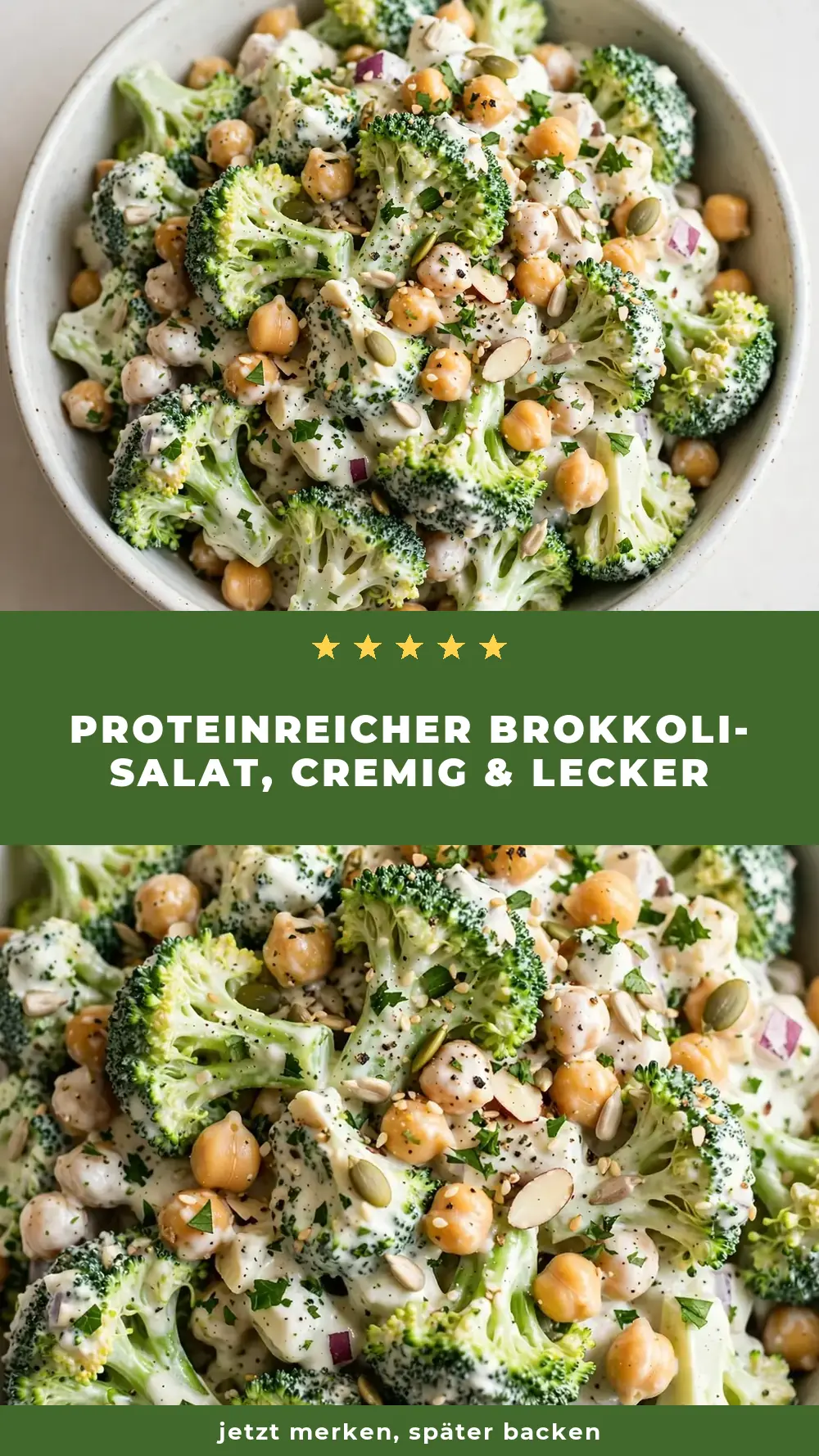 Save proteinreicher brokkoli salat cremig to Pinterest