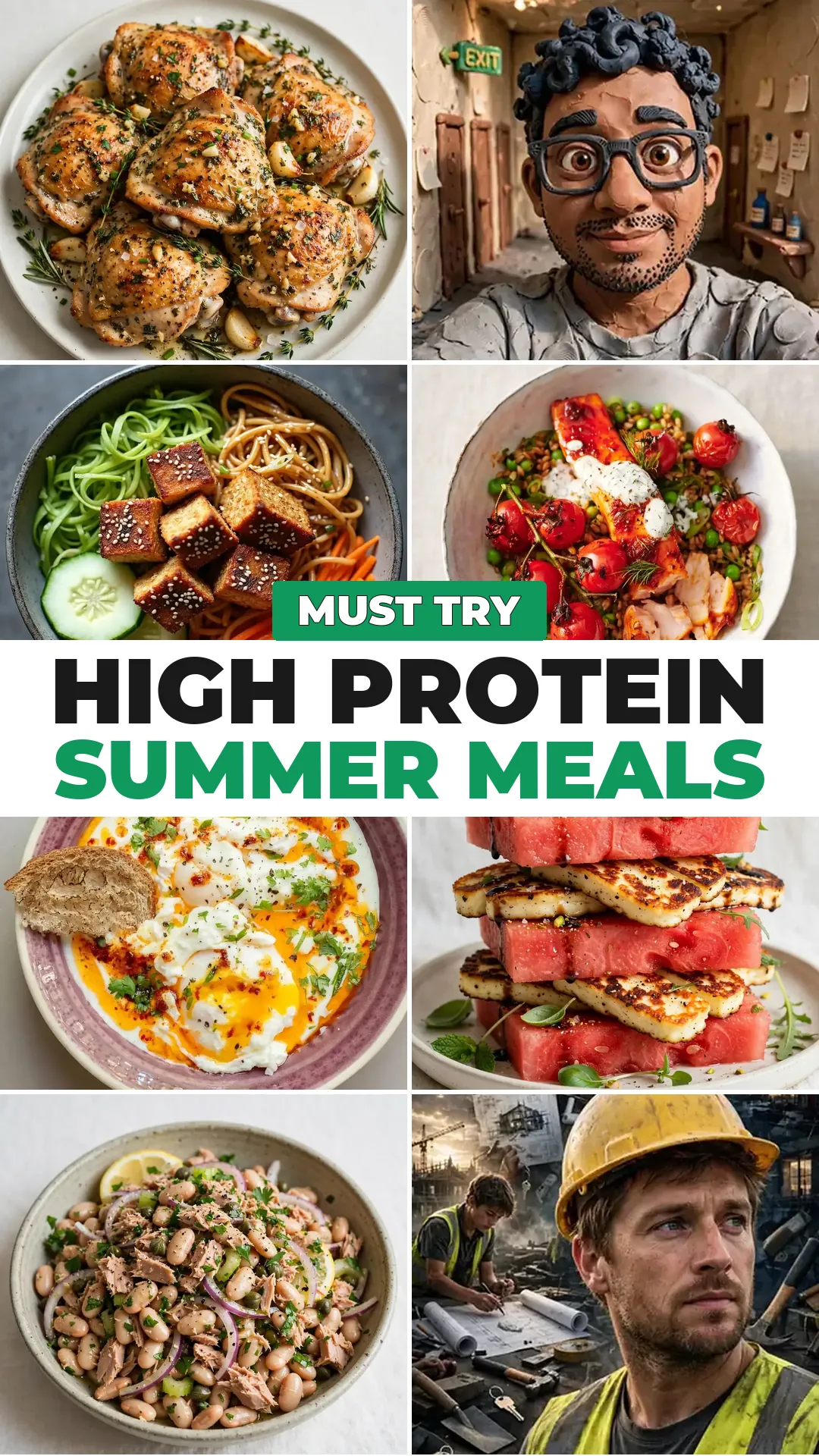 Save high protein summer meals to Pinterest
