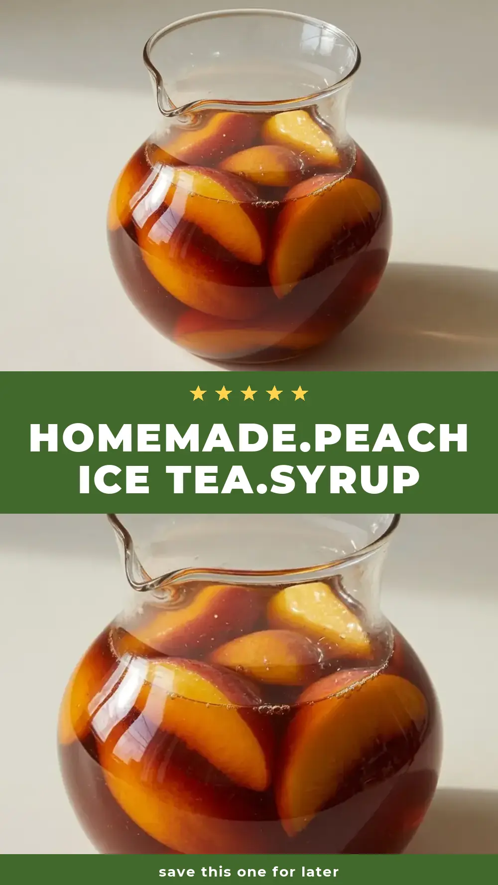Save homemade.peach ice tea.syrup to Pinterest
