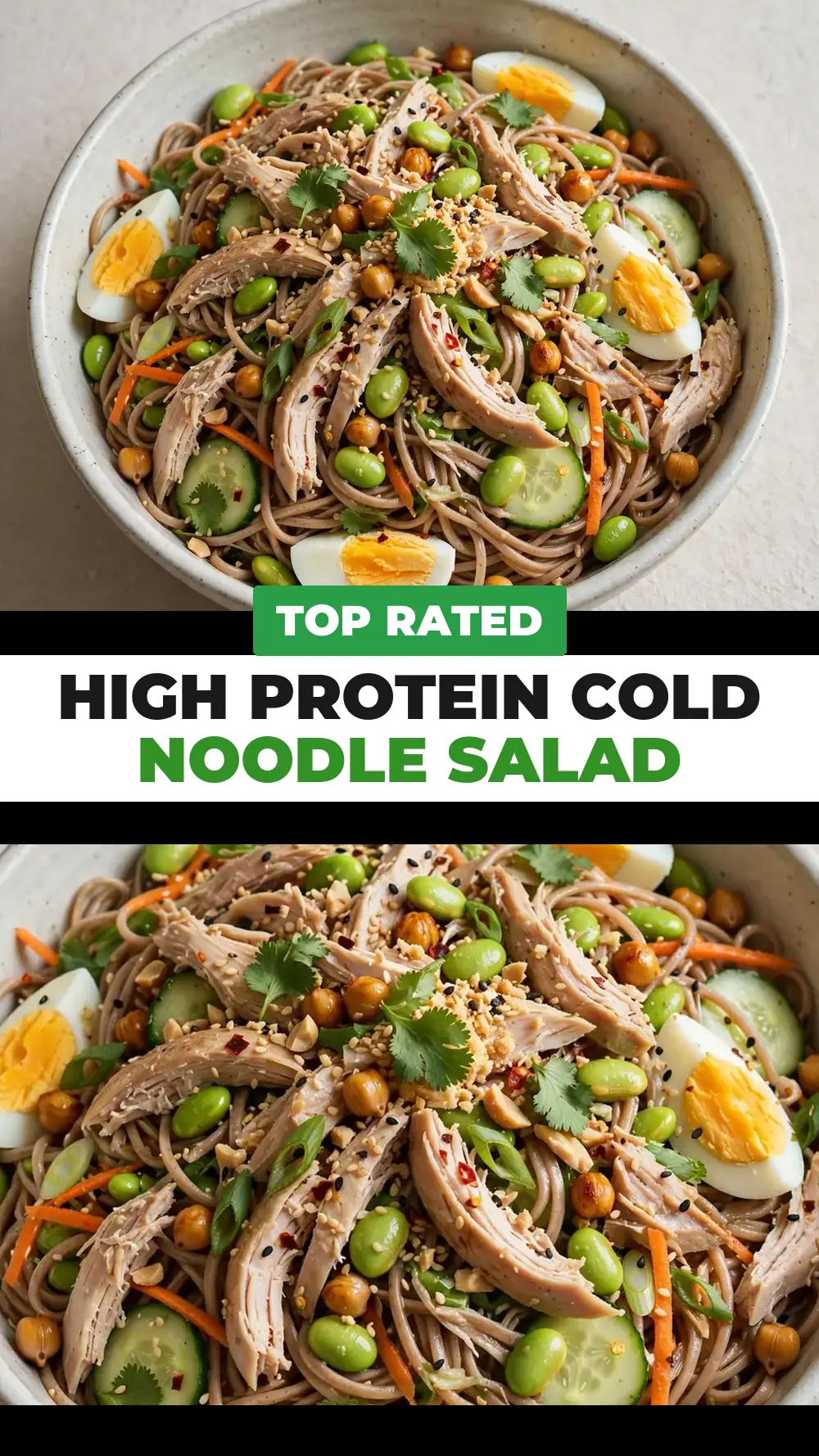 Save high protein cold noodle salad to Pinterest