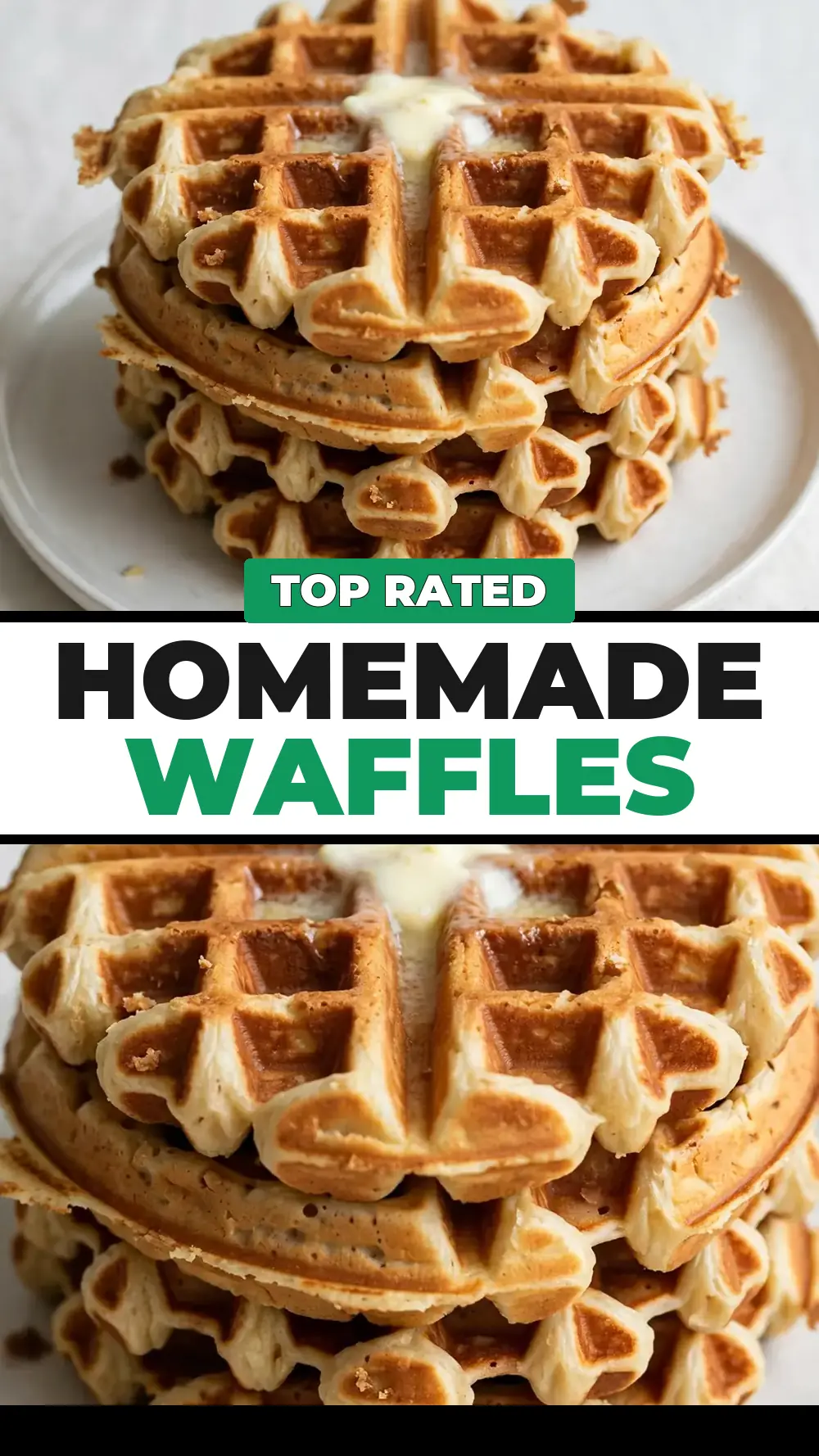 Save Homemade Waffles to Pinterest