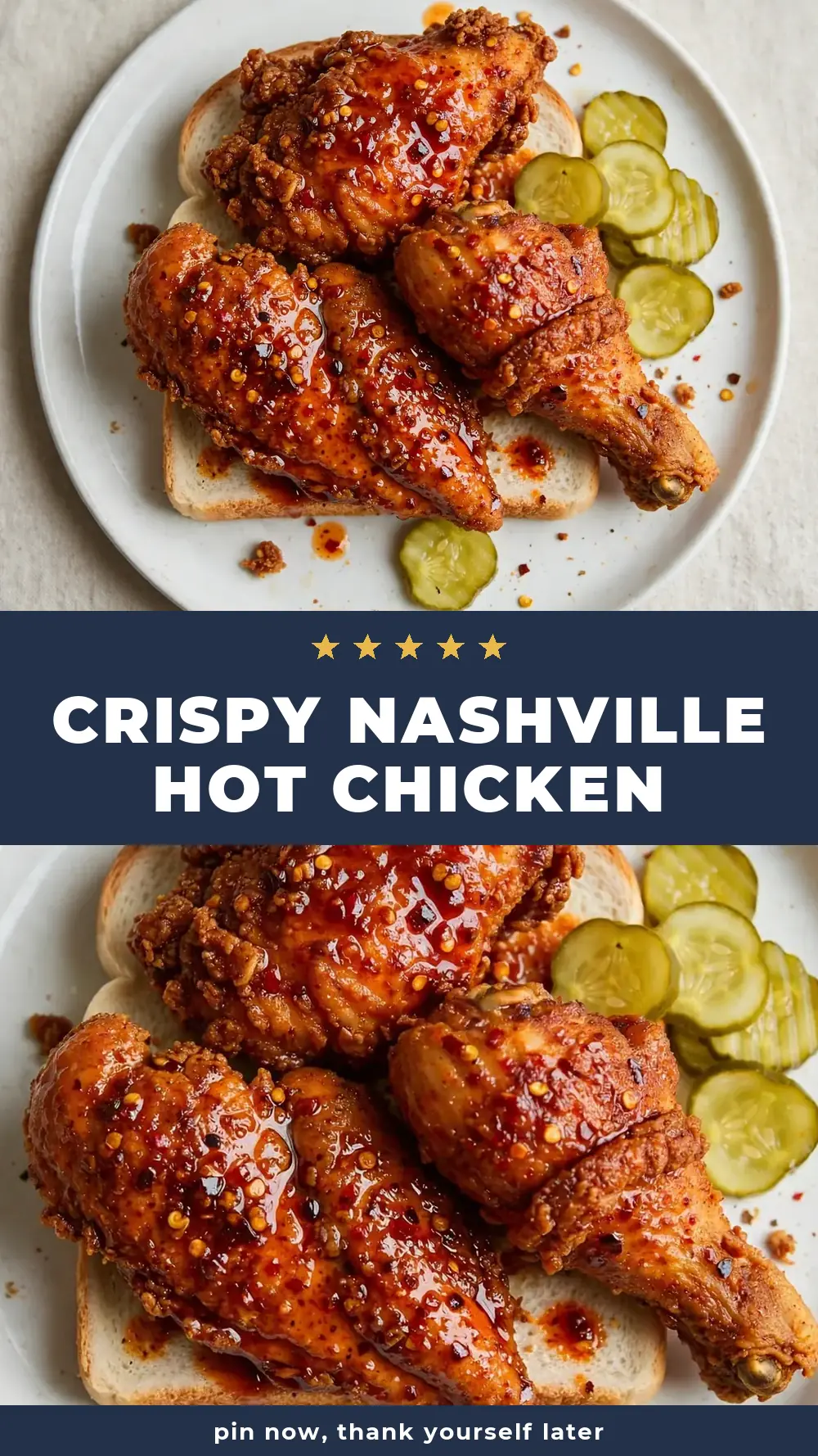 Save Crispy Nashville Hot Chicken to Pinterest