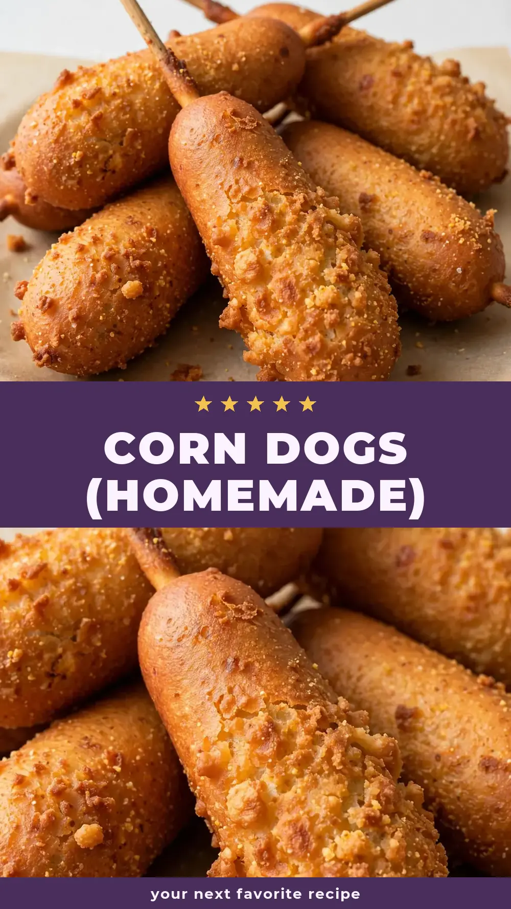 Save Corn Dogs (Homemade) to Pinterest