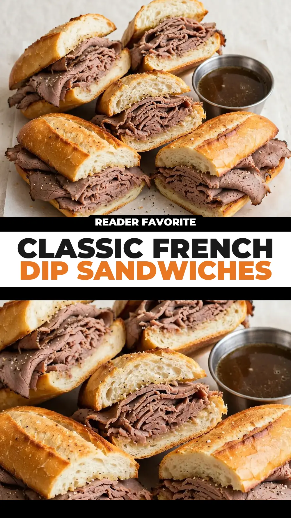 Save Classic French Dip Sandwiches to Pinterest