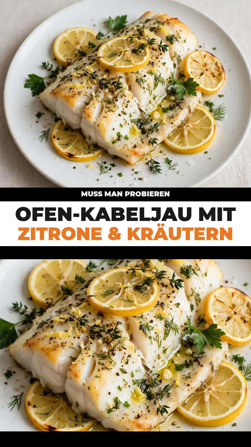 Save Baked Lemon Herb Cod to Pinterest