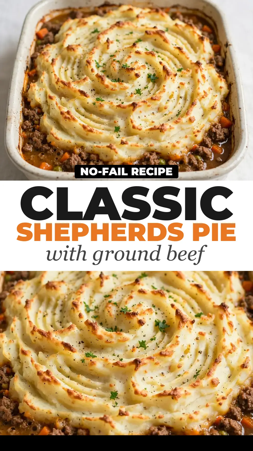 Save Classic Shepherd's Pie with Ground Beef to Pinterest
