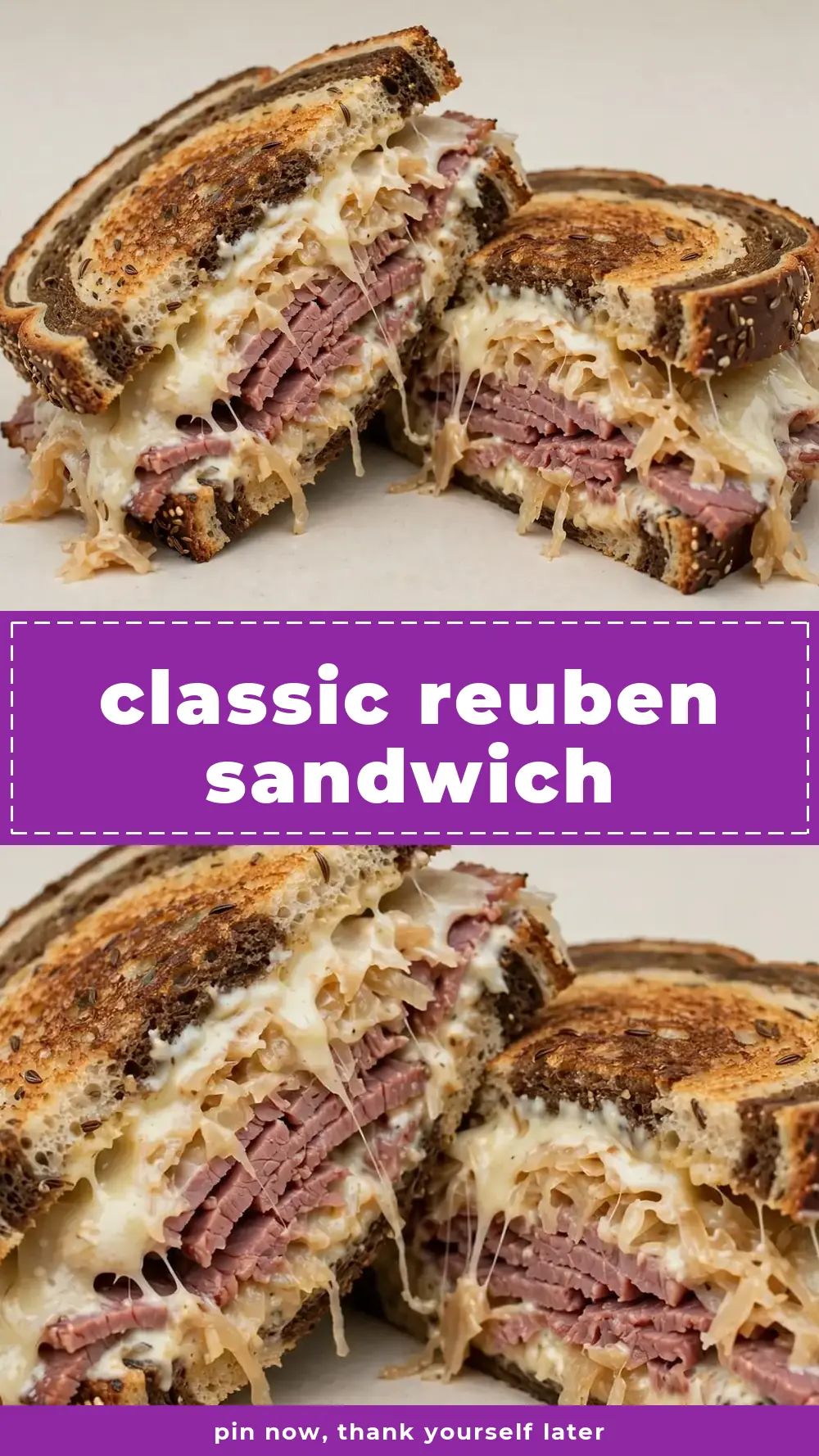 Save Classic Reuben Sandwich to Pinterest