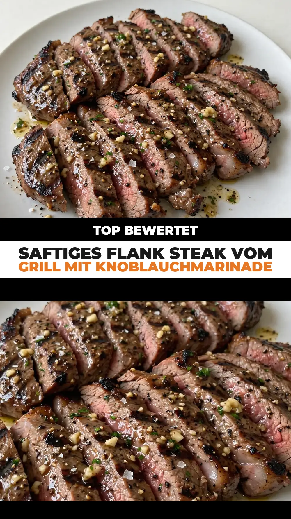 Save Grilled Flank Steak with Garlic Marinade to Pinterest
