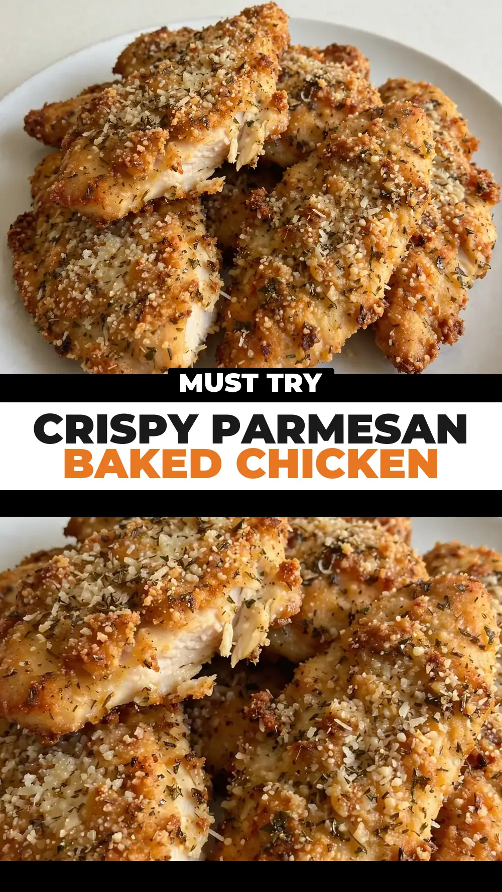 Save Crispy Parmesan Baked Chicken to Pinterest