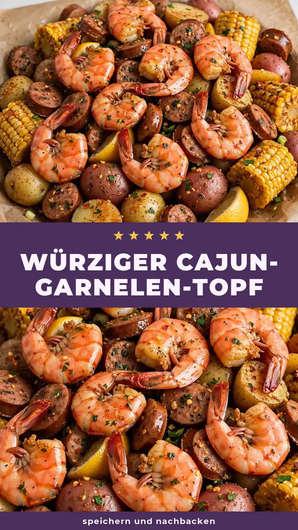Save Spicy Cajun Shrimp Boil to Pinterest