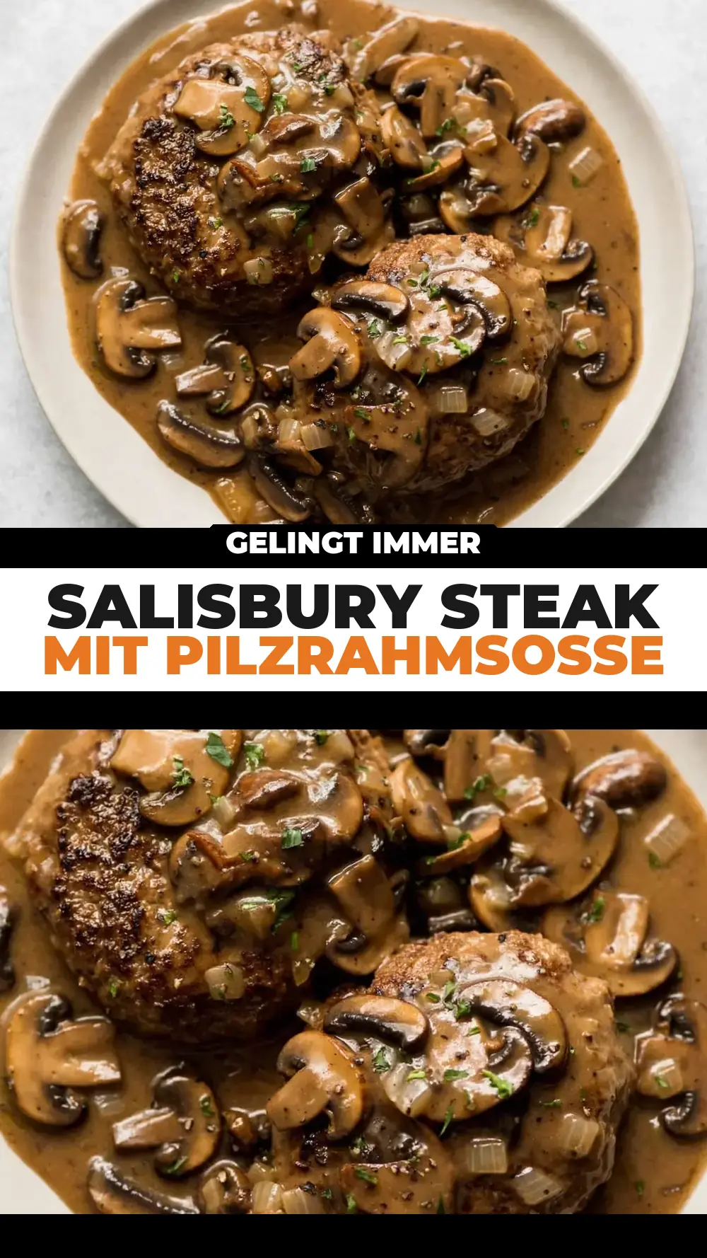 Save Salisbury Steak with Mushroom Gravy to Pinterest