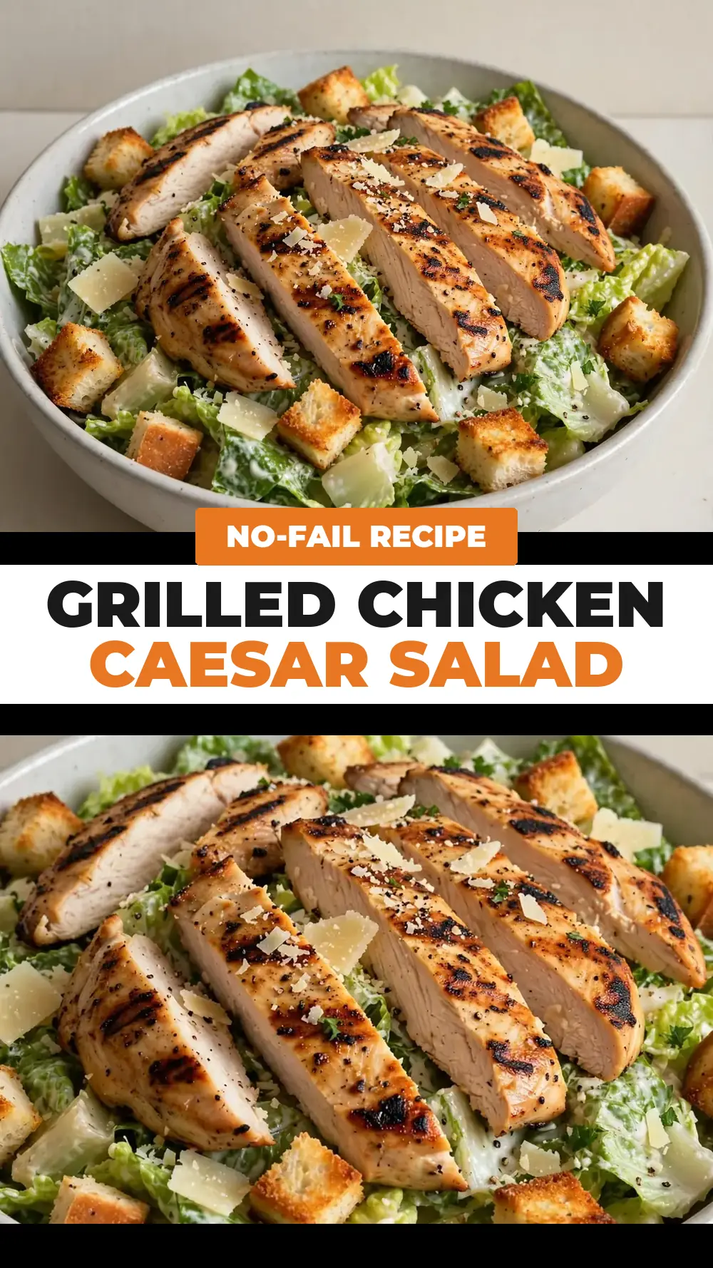 Save Grilled Chicken Caesar Salad to Pinterest