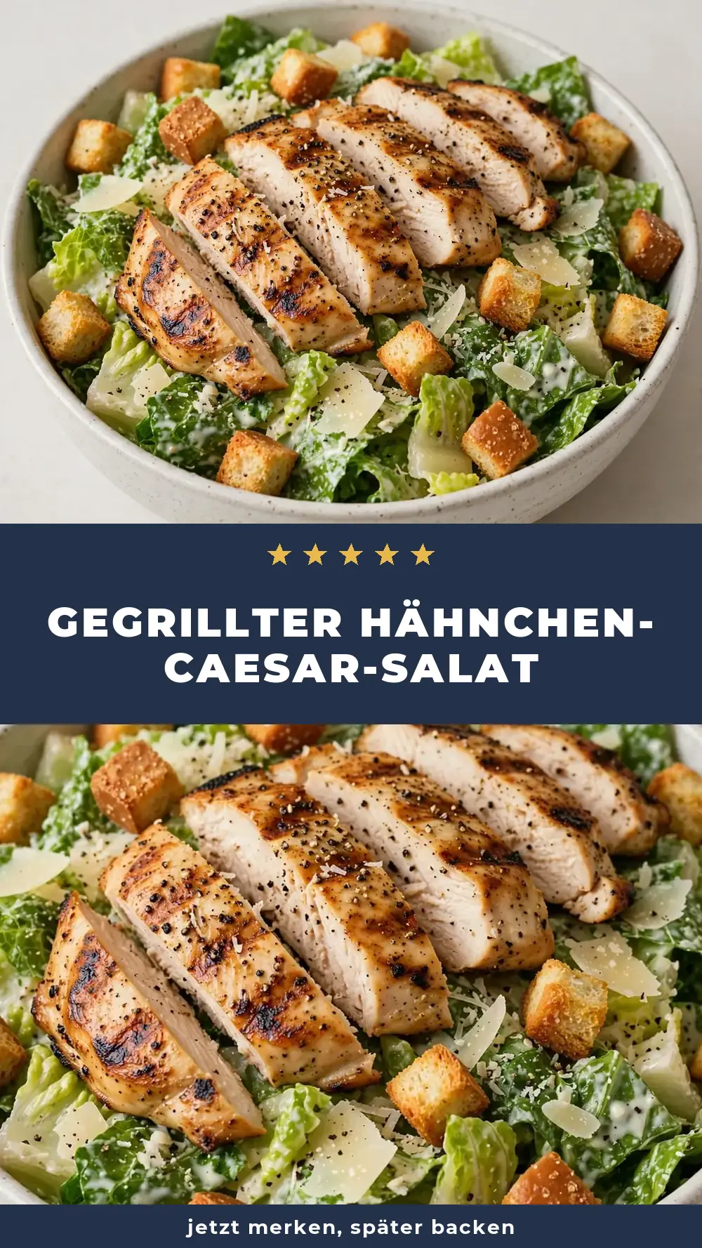 Save Grilled Chicken Caesar Salad to Pinterest