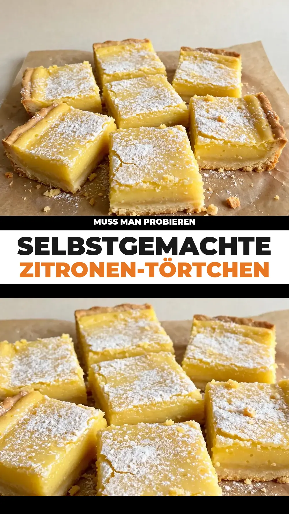 Save Homemade Lemon Bars to Pinterest