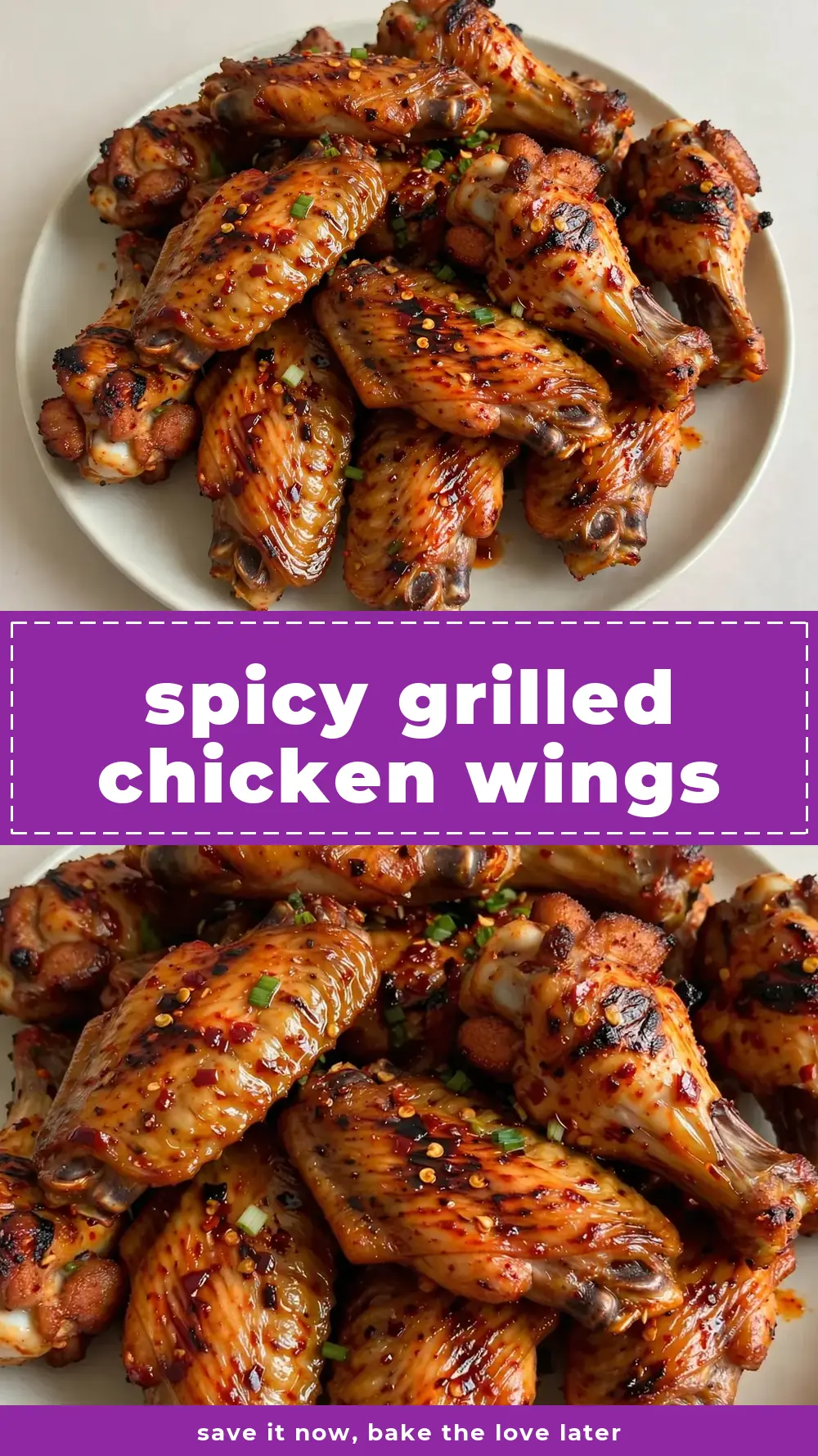Save Spicy Grilled Chicken Wings to Pinterest