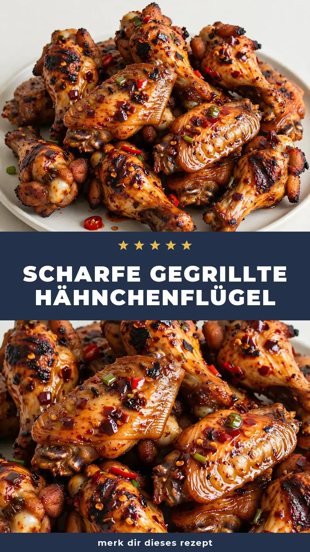 Save Spicy Grilled Chicken Wings to Pinterest