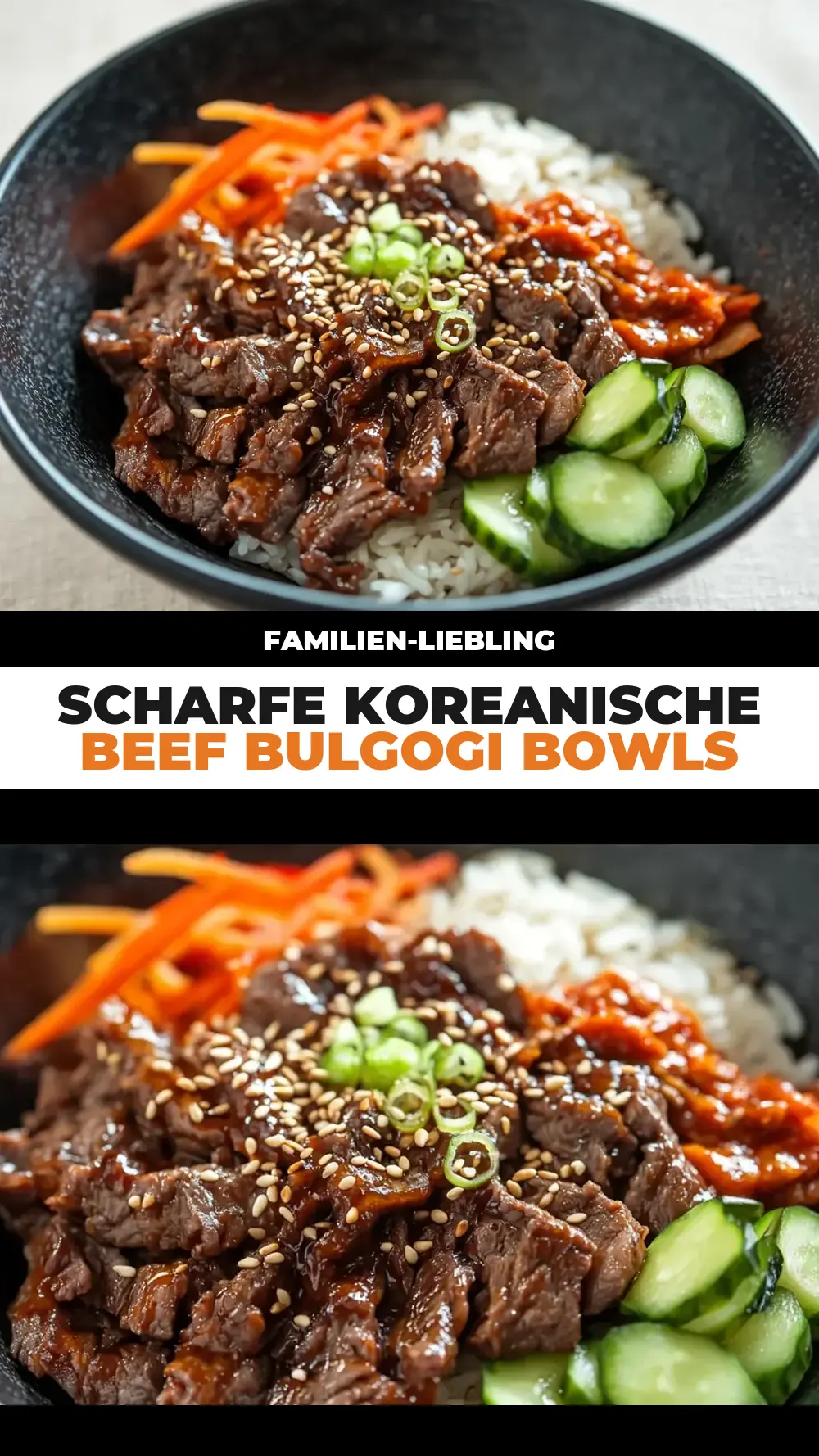 Save Spicy Korean Beef Bulgogi Bowls to Pinterest