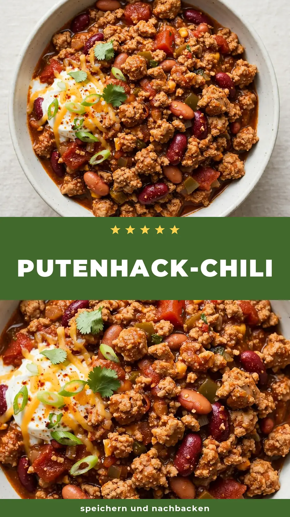 Save Ground Turkey Chili to Pinterest