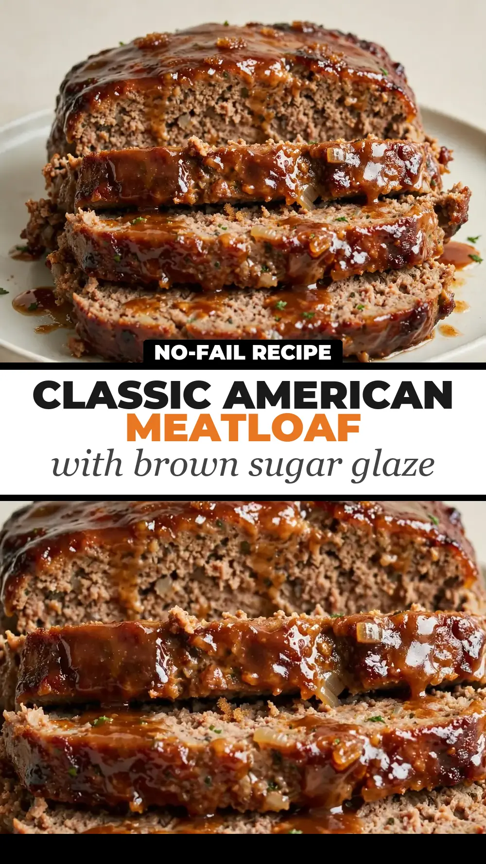 Save Classic American Meatloaf with Brown Sugar Glaze to Pinterest
