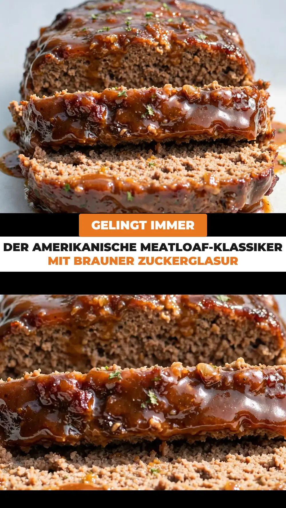 Save Classic American Meatloaf with Brown Sugar Glaze to Pinterest