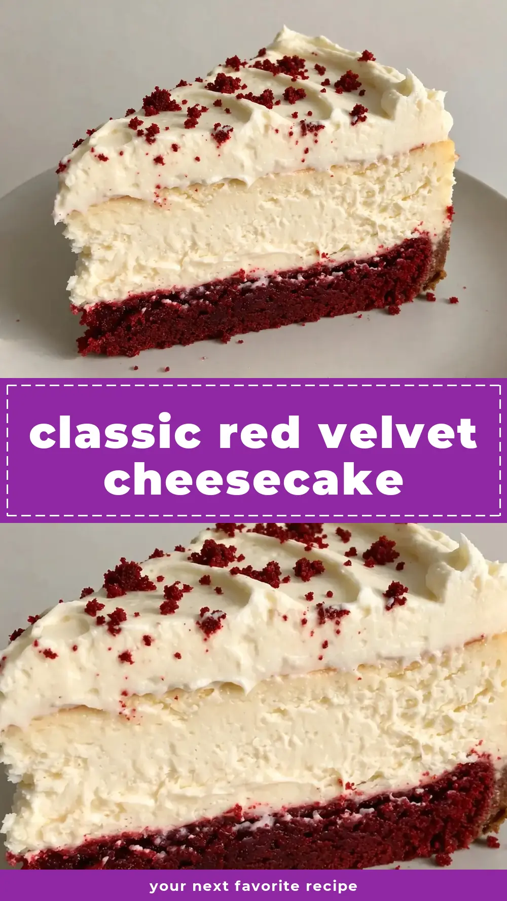 Save Classic Red Velvet Cheesecake to Pinterest