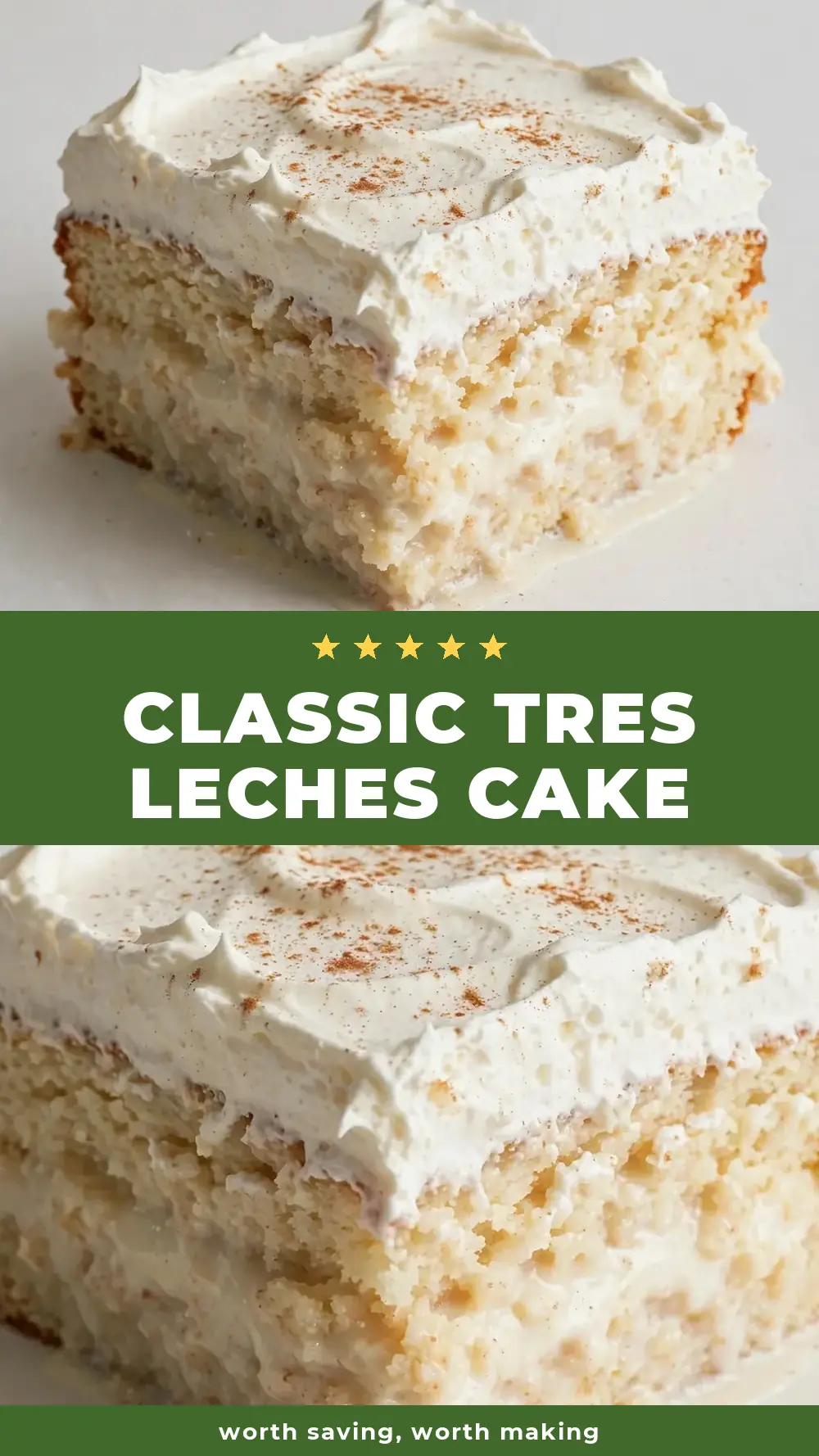 Save Classic Tres Leches Cake to Pinterest
