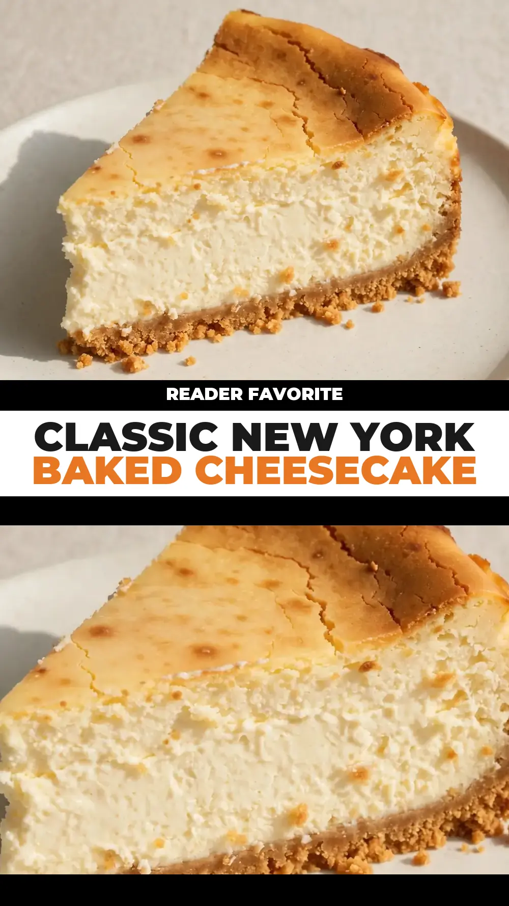 Save Classic New York Baked Cheesecake to Pinterest