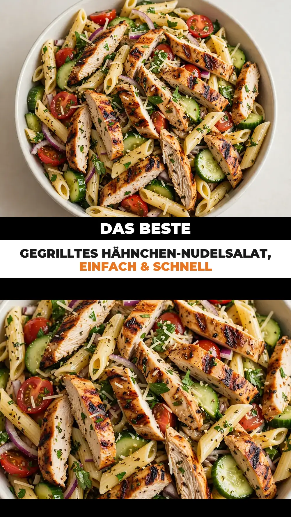 Save grilled chicken pasta salad easy to Pinterest