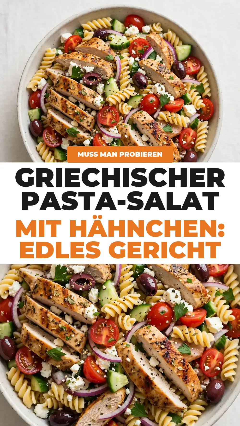 Save Greek Chicken Pasta Salad to Pinterest