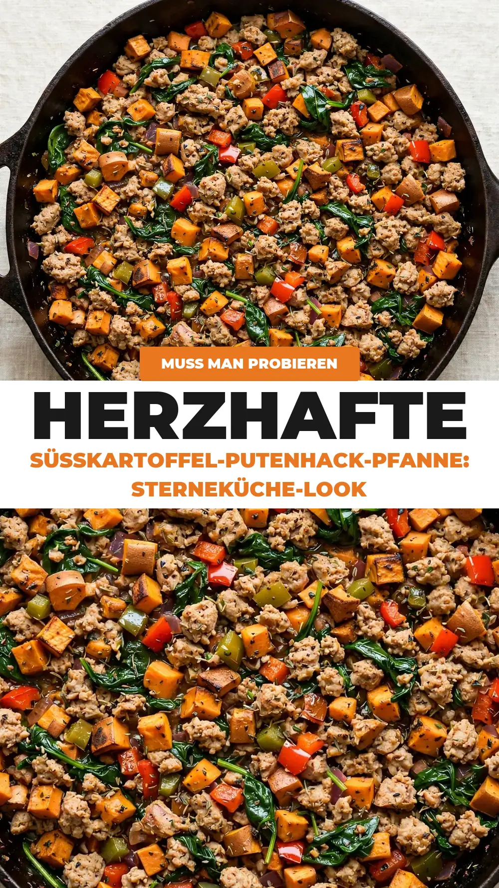 Save Ground Turkey Sweet Potato Skillet to Pinterest