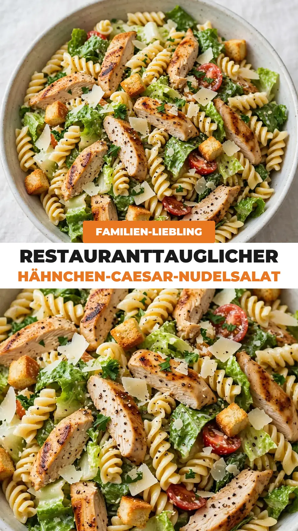 Save Chicken Caesar Pasta Salad to Pinterest