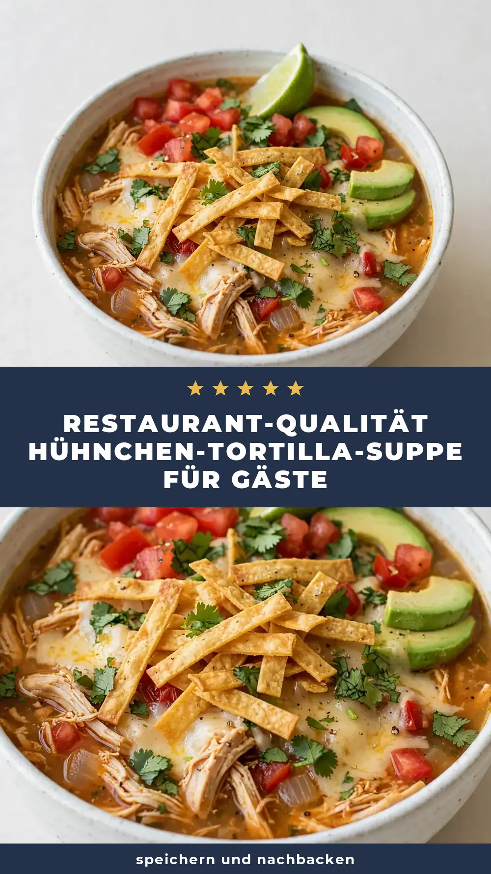 Save Chicken Tortilla Soup to Pinterest