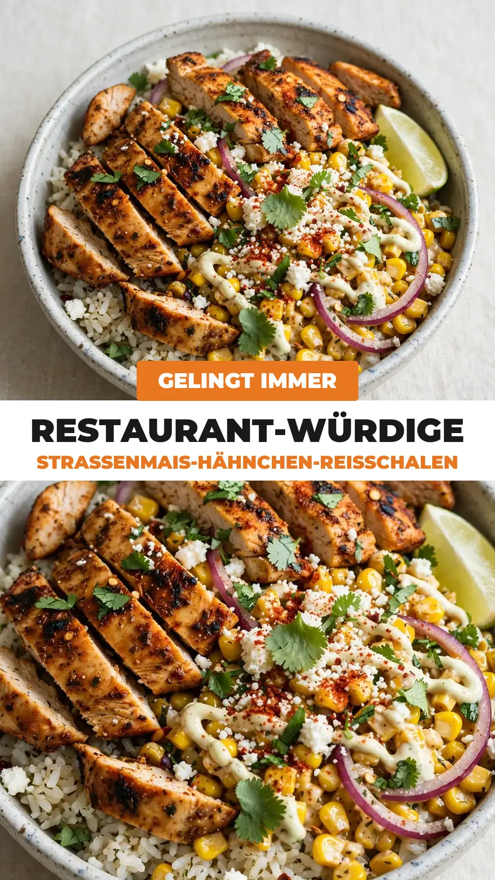 Save Street Corn Chicken Rice Bowls to Pinterest
