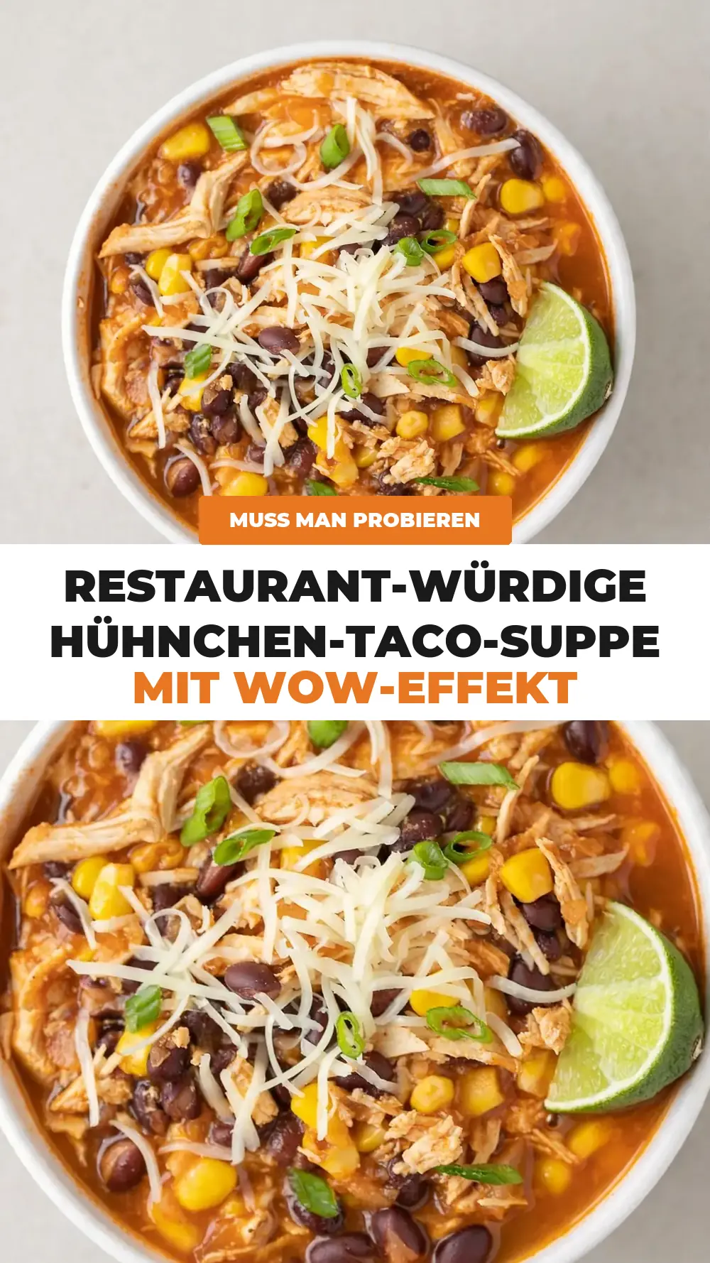 Save Chicken Taco Soup to Pinterest