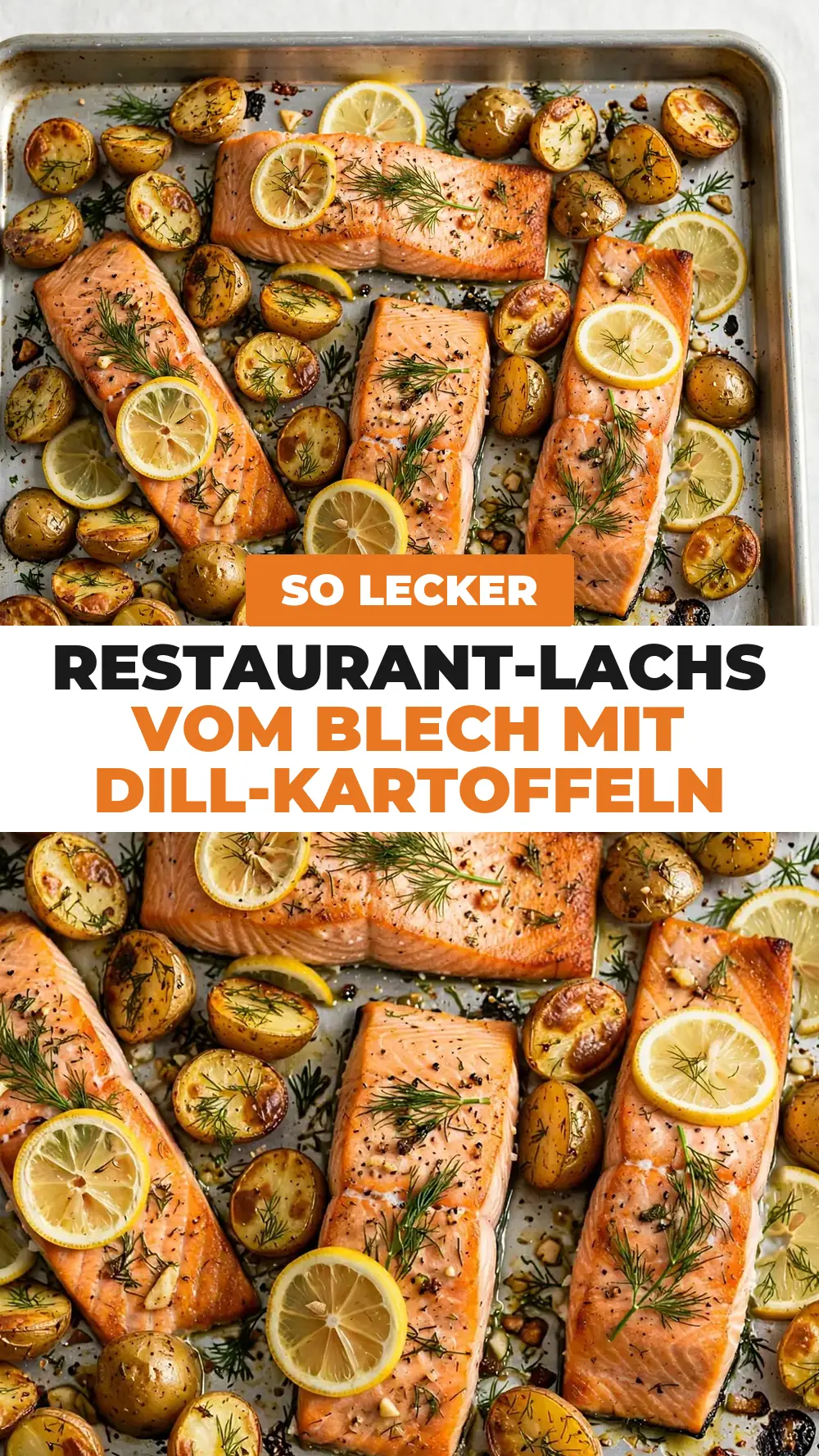 Save Sheet Pan Salmon with Dill Potatoes to Pinterest