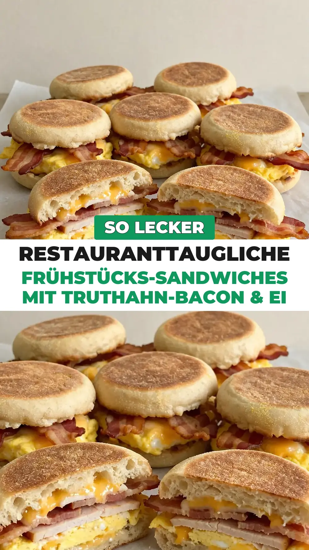 Save Meal Prep Breakfast Sandwiches (Turkey Bacon & Egg) to Pinterest