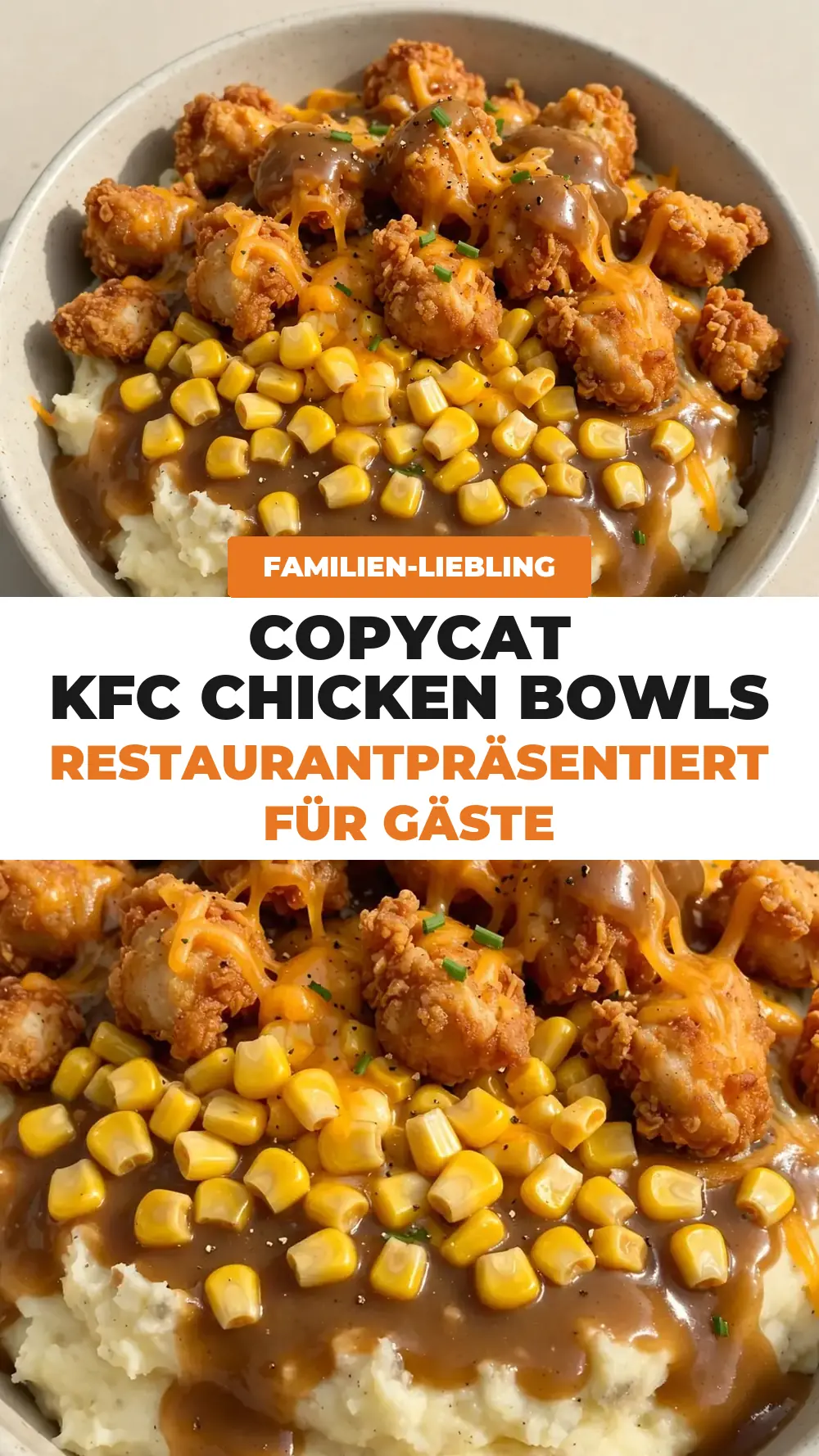 Save Copycat KFC Chicken Bowls to Pinterest