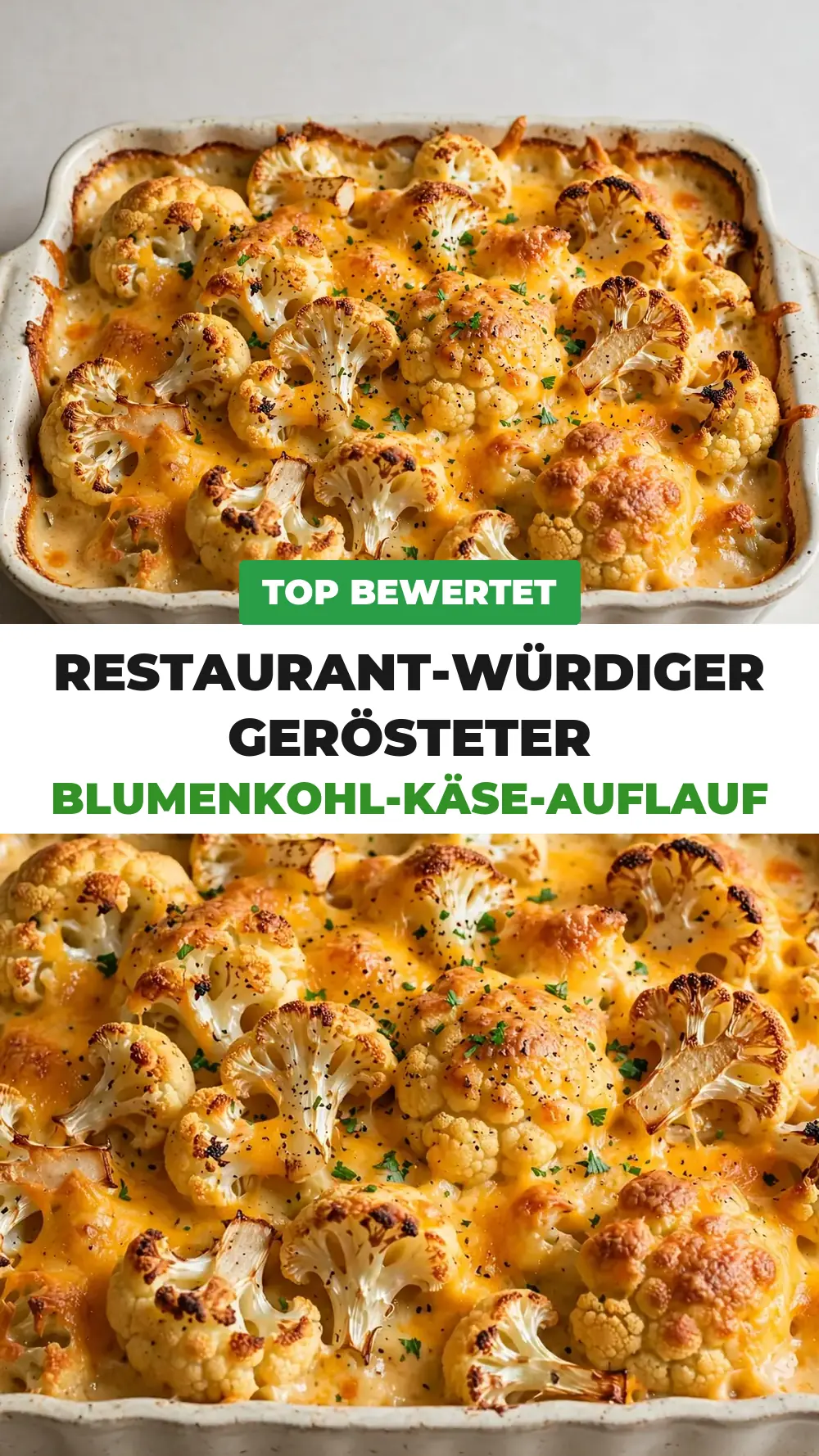 Save Roasted Cauliflower and Cheddar Bake to Pinterest