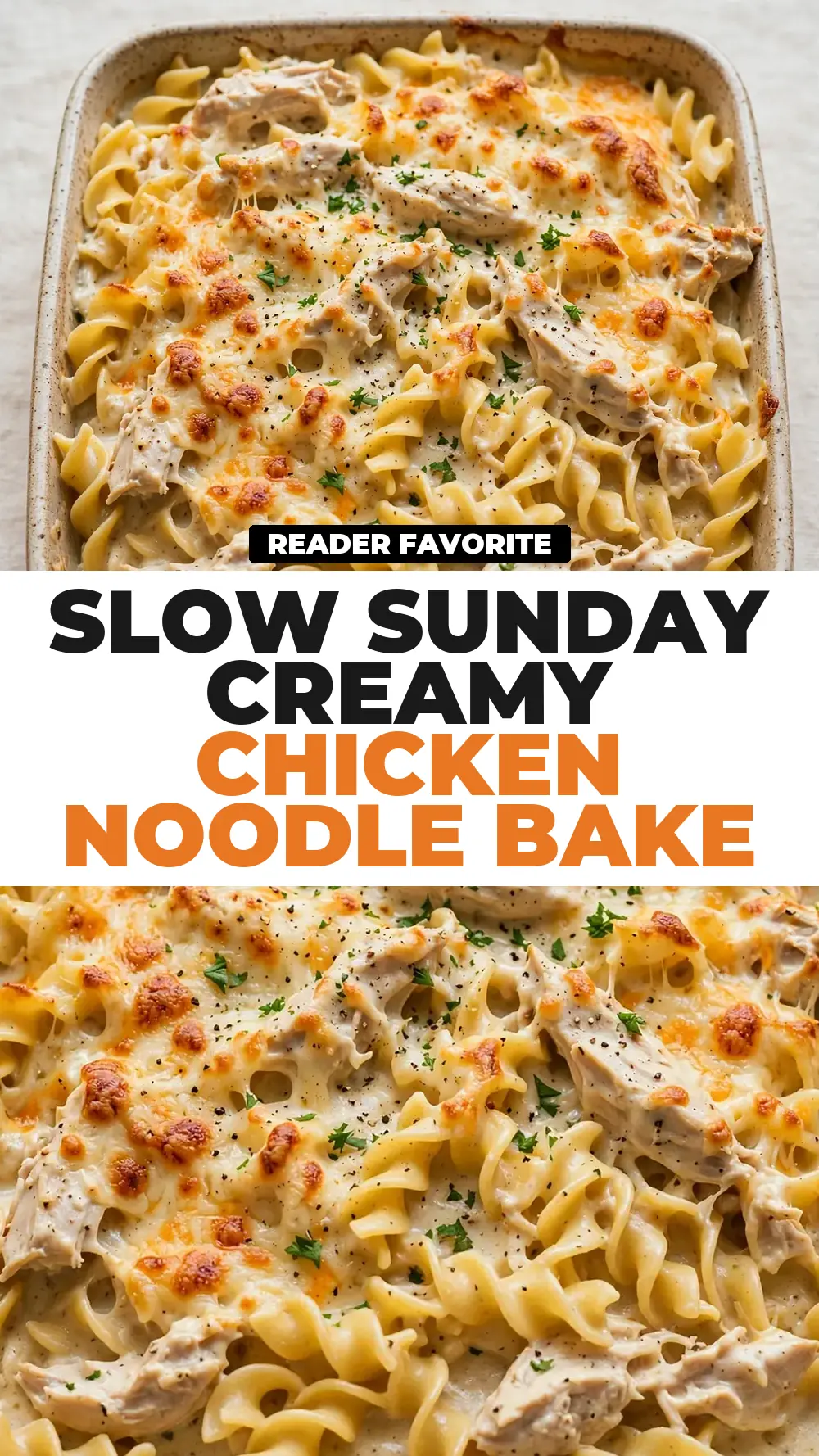 Save Creamy Chicken Noodle Bake to Pinterest