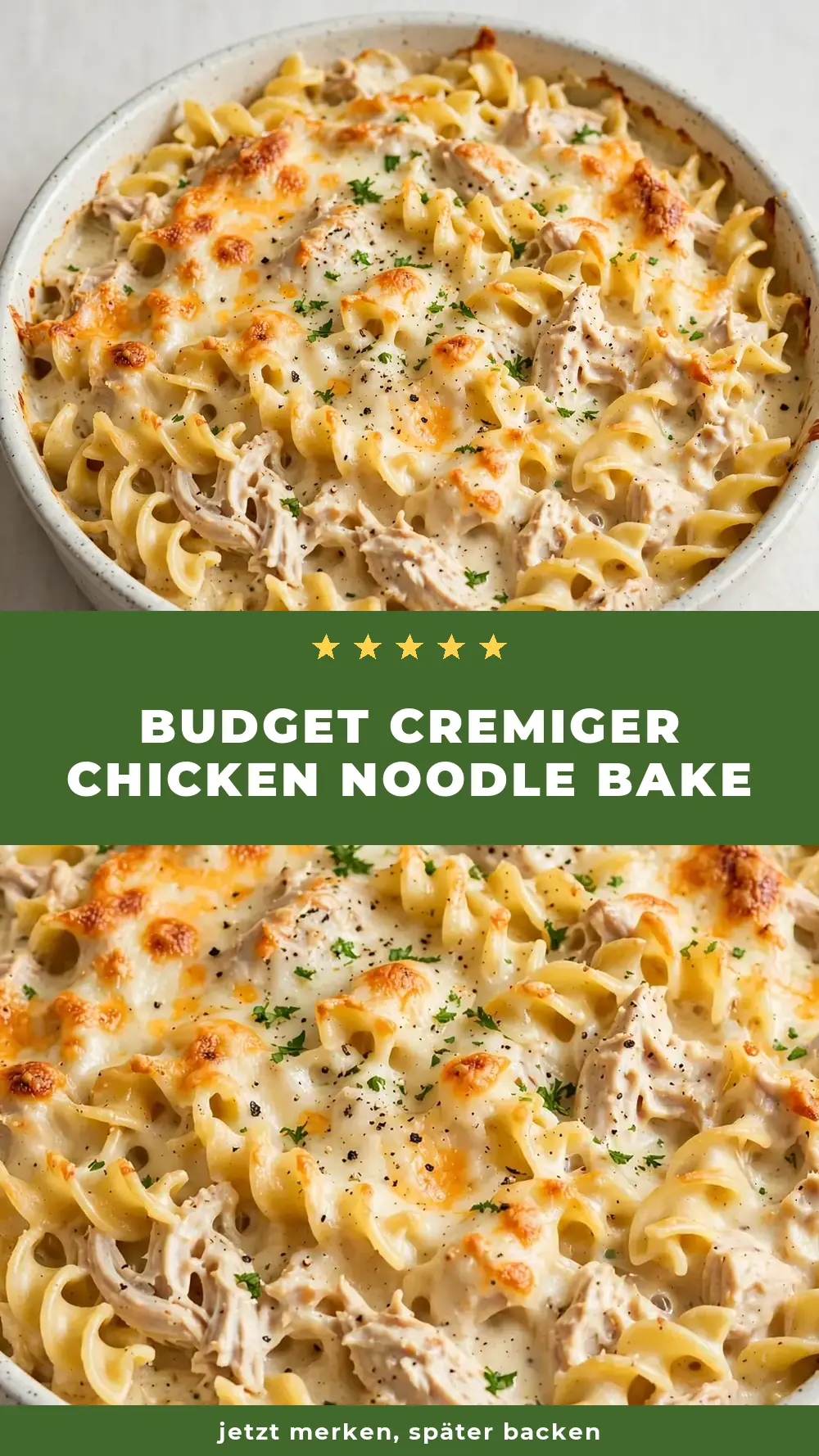 Save Creamy Chicken Noodle Bake to Pinterest