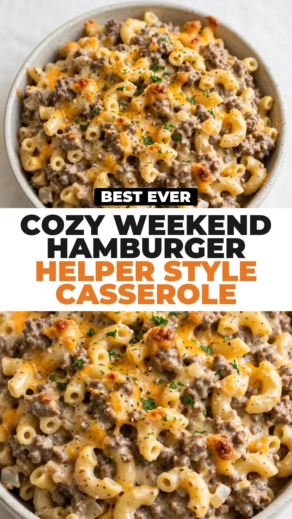 Save Homemade Hamburger Helper Style Casserole to Pinterest