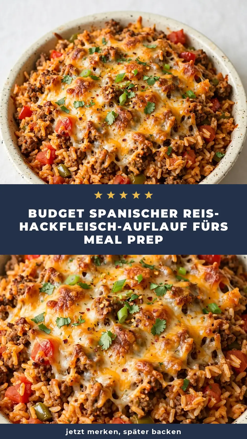 Save Spanish Rice and Ground Beef Bake to Pinterest
