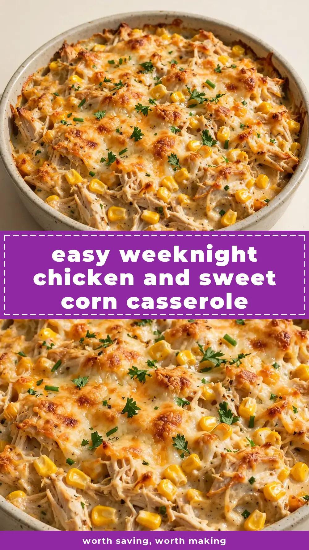 Save Chicken and Sweet Corn Casserole to Pinterest