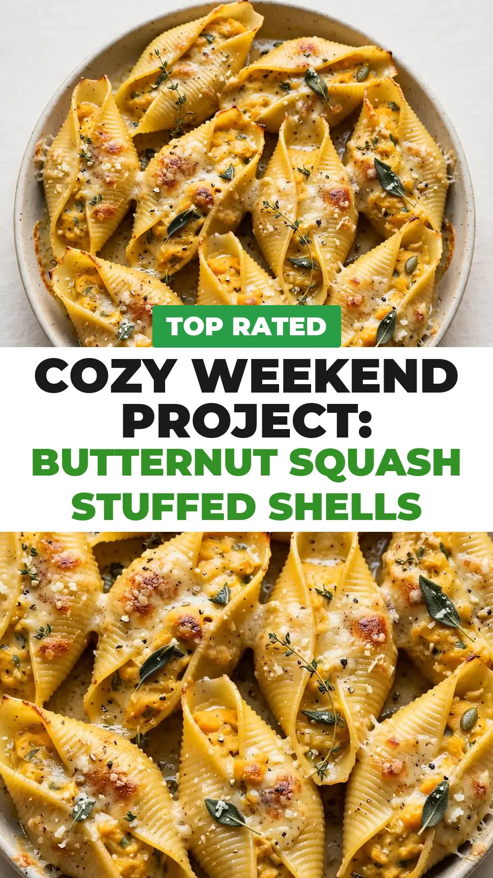 Save Butternut Squash Stuffed Shells to Pinterest