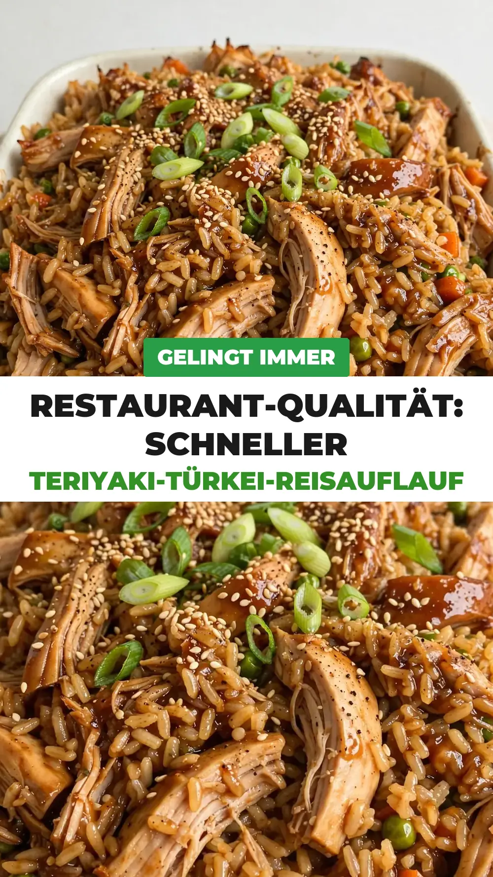 Save Quick Teriyaki Turkey and Rice Casserole to Pinterest
