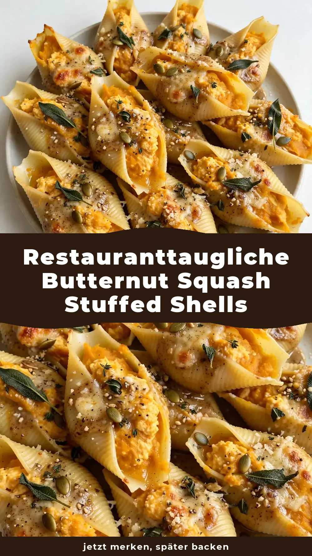 Save Butternut Squash Stuffed Shells to Pinterest