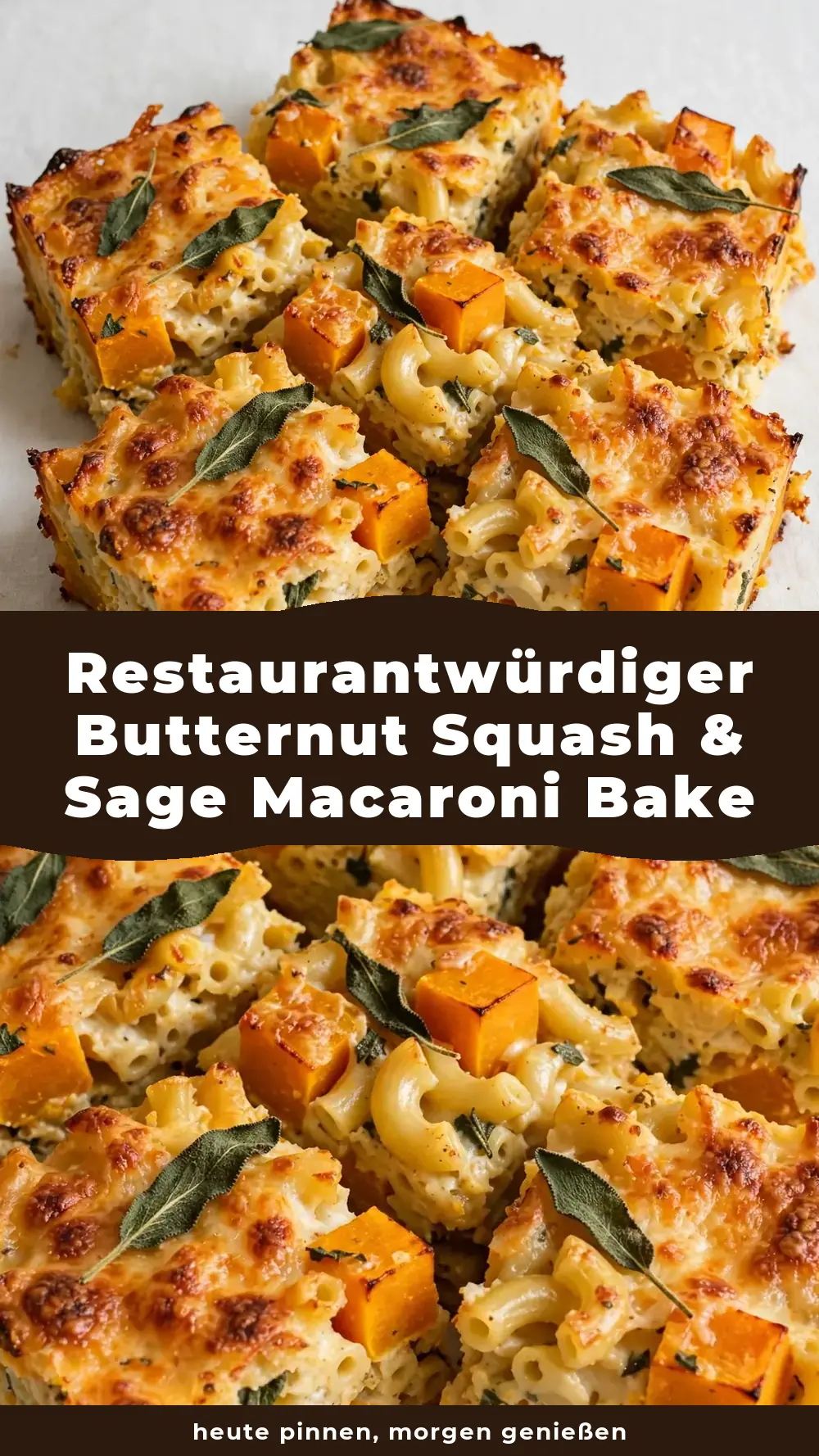 Save Butternut Squash and Sage Macaroni Bake to Pinterest